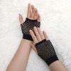 imageAllegra K Womens Fingerless Mesh 1980s Fancy Dress Party Costume Accessories Fishnet GlovesBlack