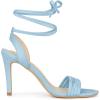 imageAllegra K Womens Lace Up Strappy Heels Stiletto High Heels SandalsSky Blue