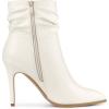 imageAllegra K Womens Slouched Pointed Toe Stiletto Heels Ankle BootCream