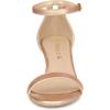 imageAllegra K Womens Clear Wedges Ankle Strap Transparent Wedge Heel SandalsRose Gold