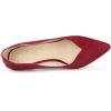 imageAllegra K Womens Pointed Toe Pull on Stiletto Heels PumpsBurgundy