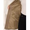 imageAllegra K Womens Winter Overcoat Notched Lapel Long Sleeve One Buttoned MidLength Long CoatLight Brown