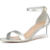 imageAllegra K Womens Clear Wedges Ankle Strap Transparent Wedge Heel SandalsSilver