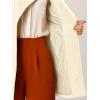 imageAllegra K Womens Classic Stand Collar Long Sleeve Winter Belted Long CoatBeige