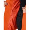 imageAllegra K Womens Classic Stand Collar Long Sleeve Winter Belted Long CoatOrange