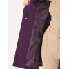 imageAllegra K Womens Classic Stand Collar Long Sleeve Winter Belted Long CoatPurple