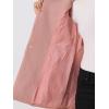 imageAllegra K Womens Peter Pan Collar Double Breasted Winter Long Trench Pea CoatDusty Pink