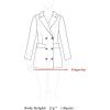 imageAllegra K Womens Peter Pan Collar Double Breasted Winter Long Trench Pea CoatMustard Yellow
