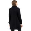 imageAllegra K Womens Stand Collar Double Breasted Slant Pockets Trendy Outwear Winter CoatBlack
