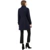 imageAllegra K Womens Stand Collar Double Breasted Slant Pockets Trendy Outwear Winter CoatBlue