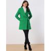 imageAllegra K Womens Winter Shawl Collar Long Sleeve Tie Belt Wrap Coats with PocketsEmerald Green