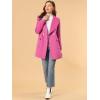 imageAllegra K Womens Winter Shawl Collar Long Sleeve Tie Belt Wrap Coats with PocketsFuchsia