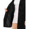 imageAllegra K Womens 2024 Pea Coat Single Breasted Long Winter Coats for WomenBlacks