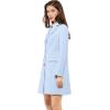 imageAllegra K Womens 2024 Pea Coat Single Breasted Long Winter Coats for WomenBlue