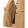 imageAllegra K Womens 2024 Pea Coat Single Breasted Long Winter Coats for WomenBrowns