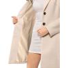 imageAllegra K Womens 2024 Pea Coat Single Breasted Long Winter Coats for WomenCream White