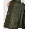 imageAllegra K Womens 2024 Pea Coat Single Breasted Long Winter Coats for WomenOlive Green