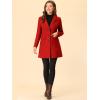 imageAllegra K Womens 2024 Pea Coat Single Breasted Long Winter Coats for WomenRed