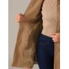 imageAllegra K Womens Peter Pan Collar Overcoat Winter Buttoned Single Breasted Long CoatCamel