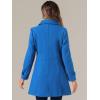 imageAllegra K Womens Peter Pan Collar Overcoat Winter Buttoned Single Breasted Long CoatRoyal Blue