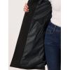 imageAllegra K Womens Winter Overcoat Midthigh Hooded Toggle Duffle Long CoatBlack