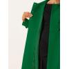 imageAllegra K Womens Winter Overcoat a Line Trench Coat Lapel Collar Swing Double Breasted Long Dress CoatGreen