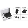 imageAllegra K Mens Polka Dots Selftied Tie Handkerchief Clip Cufflinks Wedding Business Necktie SetsBlack