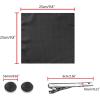 imageAllegra K Mens Polka Dots Selftied Tie Handkerchief Clip Cufflinks Wedding Business Necktie SetsBlack