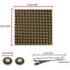 imageAllegra K Mens Polka Dots Selftied Tie Handkerchief Clip Cufflinks Wedding Business Necktie SetsCoffee