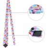 imageAllegra K Mens Polka Dots Selftied Tie Handkerchief Clip Cufflinks Wedding Business Necktie SetsColorful