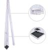 imageAllegra K Mens Polka Dots Selftied Tie Handkerchief Clip Cufflinks Wedding Business Necktie SetsGray Blue