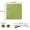 imageAllegra K Mens Polka Dots Selftied Tie Handkerchief Clip Cufflinks Wedding Business Necktie SetsGreen Coffe
