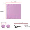 imageAllegra K Mens Polka Dots Selftied Tie Handkerchief Clip Cufflinks Wedding Business Necktie SetsLight Purple Blue