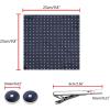 imageAllegra K Mens Polka Dots Selftied Tie Handkerchief Clip Cufflinks Wedding Business Necktie SetsNavy Blue White