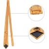 imageAllegra K Mens Polka Dots Selftied Tie Handkerchief Clip Cufflinks Wedding Business Necktie SetsOrange Purple