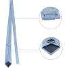 imageAllegra K Mens Polka Dots Selftied Tie Handkerchief Clip Cufflinks Wedding Business Necktie SetsSky Blue Orange