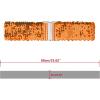 imageAllegra K Womens Glitter Wide Waist Belts Interlock Buckles Sequins Decor Stretchy Belts 2PCSOrange