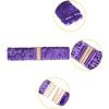 imageAllegra K Ladies Shinny Wide Waist Belts Interlock Buckles Sequins Decor Stretchy Belts for Women 2PCSLight Purple