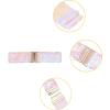imageAllegra K Womens Elastic Waist Belts Interlock Buckles Sequins Decor Stretchy Wide Belts 2PCSCarnation