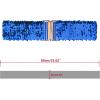 imageAllegra K Womens Elastic Waist Belts Interlock Buckles Sequins Decor Stretchy Wide Belts 2PCSRoyal Blue