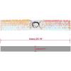 imageAllegra K Womens Glitter Skinny Stretchy Waist Belts Sequins Decor Elastic Belts for DressesColorful