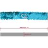 imageAllegra K Womens Glitter Skinny Stretchy Waist Belts Sequins Decor Elastic Belts for DressesLight Blue
