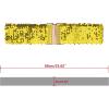 imageAllegra K Womens Wide Waist Belts Interlock Buckles Sequins Decor Shinny Stretchy Belts 2PCSGold