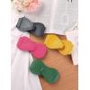 imageAllegra K 2pcs Womens Elastic Waist Belt Interlock 8shaped Faux Leather Buckle BeltsGreen  Rose Red