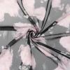imageAllegra K Women Chiffon Scarves  276quot X276quot  Floral Print Square Kerchief Neck Scarf NeckerchiefBlack Pink