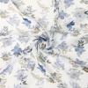 imageAllegra K Women Chiffon Scarves  276quot X276quot  Floral Print Square Kerchief Neck Scarf NeckerchiefBlue Purple