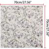 imageAllegra K Women Chiffon Scarves  276quot X276quot  Floral Print Square Kerchief Neck Scarf NeckerchiefLight Gray