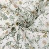 imageAllegra K Women Chiffon Scarves  276quot X276quot  Floral Print Square Kerchief Neck Scarf NeckerchiefLight Gray1