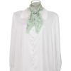 imageAllegra K Women Chiffon Scarves  276quot X276quot  Floral Print Square Kerchief Neck Scarf NeckerchiefLight Green
