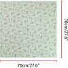 imageAllegra K Women Chiffon Scarves  276quot X276quot  Floral Print Square Kerchief Neck Scarf NeckerchiefLight Green